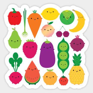 5 A Day Fruit & Vegetables Sticker